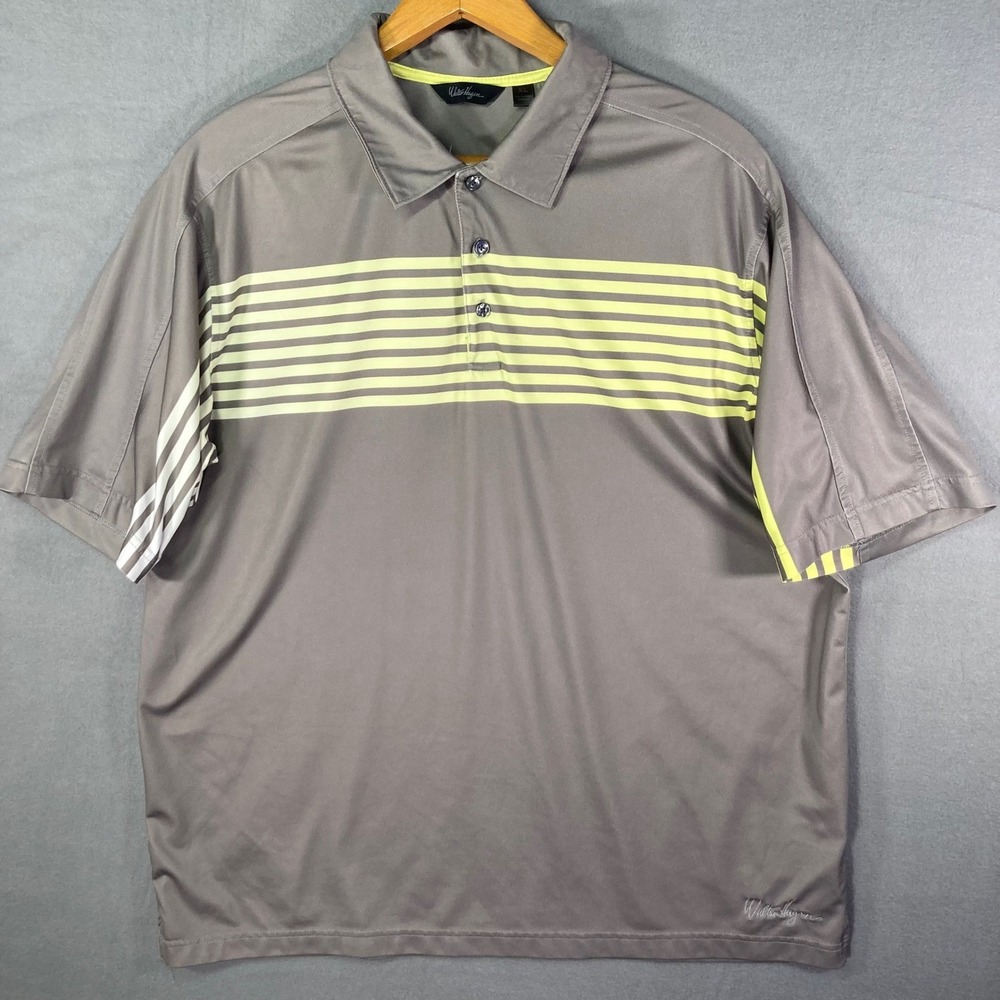 Walter Hagen XL Golf Polo Shirt Striped Performance Athletic Mens‎